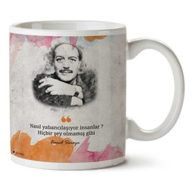 Art Hediye Nasıl Yabancılaşıyor İnsan Cemal Süreya İki Tarafı Baskılı Kupa