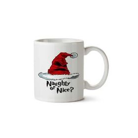 Art Hediye Naughty Or Nice İki Tarafı Baskılı Kupa Bardak