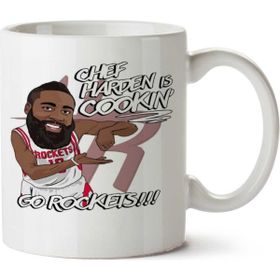Art Hediye Nba Chef James Harden İki Tarafı Baskılı Kupa Bardak