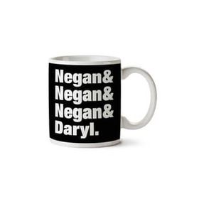 Art Hediye Negan Negan Negan Daryl Walking Dead İki Tarafı Baskılı Kupa