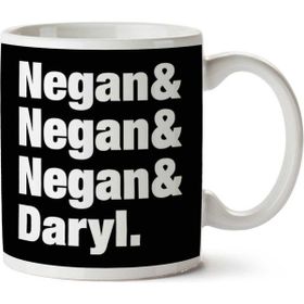 Art Hediye Negan Negan Negan Daryl Walking Dead İki Tarafı Baskılı Kupa
