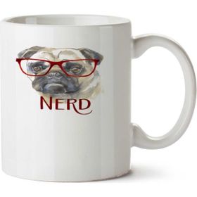Art Hediye Nerd İki Tarafı Baskılı Kupa Bardak