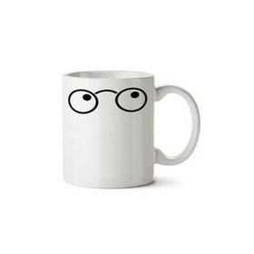 Art Hediye Nerdy Cute Wizard Boy Glasses İki Tarafı Baskılı Kupa Bardak