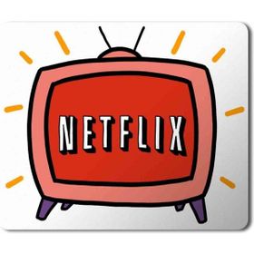 Art Hediye Netflix Png Transparent Baskılı 23x19 cm Mouse Pad