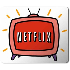Art Hediye Netflix Png Transparent Baskılı 23x19 cm Mouse Pad