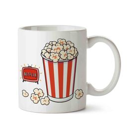 Art Hediye Netflix Popcorn İki Tarafı Baskılı Kupa Bardak