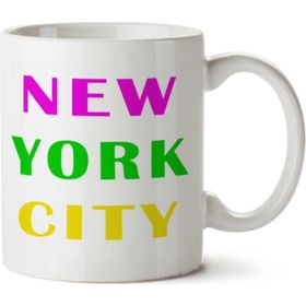 Art Hediye New York City İki Tarafı Baskılı Kupa Bardak