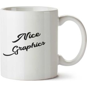 Art Hediye Nice Graphics İki Tarafı Baskılı Kupa Bardak