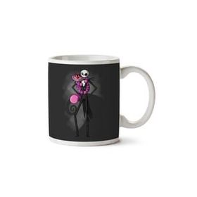 Art Hediye Nightmare Before Christmas Cheshire Cat Mashup İki Tarafı Baskılı Kupa