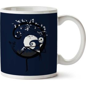 Art Hediye Nightmare Before Christmas Jack Skellington Circle İki Tarafı Baskılı Kupa