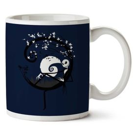 Art Hediye Nightmare Before Christmas Jack Skellington Circle İki Tarafı Baskılı Kupa