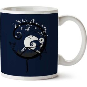Art Hediye Nightmare Before Christmas Jack Skellington Circle İki Tarafı Baskılı Kupa