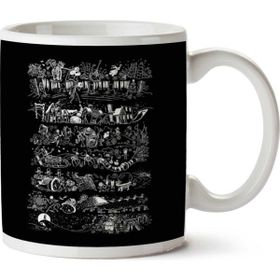 Art Hediye Nightmare Before Christmas Jumper Montage İki Tarafı Baskılı Kupa