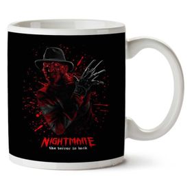 Art Hediye Nightmare Freddy Krueger İki Tarafı Baskılı Kupa