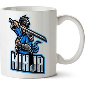 Art Hediye Ninja Esport İki Tarafı Baskılı Kupa Bardak