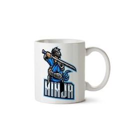 Art Hediye Ninja Esport İki Tarafı Baskılı Kupa Bardak