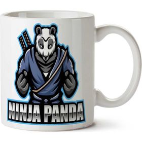 Art Hediye Ninja Panda İki Tarafı Baskılı Kupa Bardak