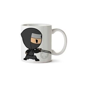 Art Hediye Ninja Transparent İki Tarafı Baskılı Kupa Bardak