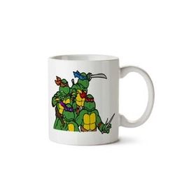 Art Hediye Ninja Turtles 3 İki Tarafı Baskılı Kupa Bardak