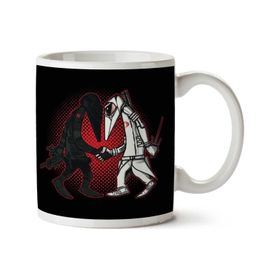 Art Hediye Ninja Vs Ninja Snake Eyes Vs Storm Shadow Spy Vs Spy Gı Joe İki Tarafı Baskılı Kupa
