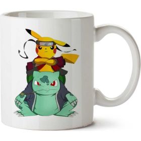 Art Hediye Ninjamon Ninja Pokemon iki Tarafı Baskılı Kupa Bardak