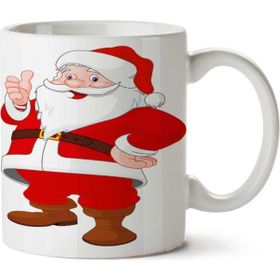 Art Hediye Noel Baba Yıl Başı iki Tarafı Baskılı Kupa Bardak