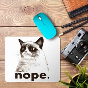 Art Hediye Nope Kedi Baskılı 23x19 cm Mouse Pad
