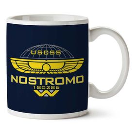 Art Hediye Nostromo Weyland Logo Alien İki Tarafı Baskılı Kupa