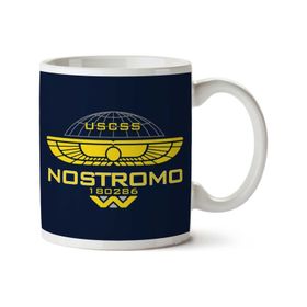 Art Hediye Nostromo Weyland Logo Alien İki Tarafı Baskılı Kupa