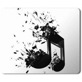 Art Hediye Nota Müzik Baskılı 23x19 cm Mouse Pad