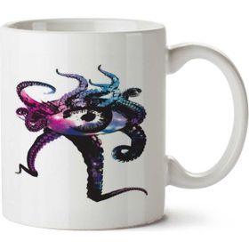 Art Hediye Octopus Eye İki Tarafı Baskılı Kupa Bardak