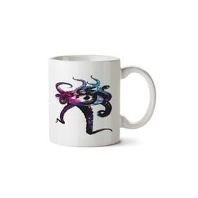 Art Hediye Octopus Eye İki Tarafı Baskılı Kupa Bardak