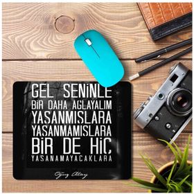 Art Hediye Oğuz Atay Gel Seninle Bir Daha Ağlayalım Baskılı 23x19 cm Mouse Pad