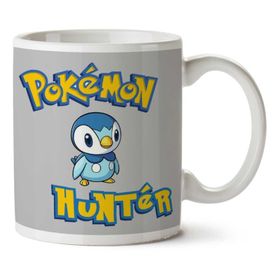 Art Hediye okemon Hunter Piplup İki Tarafı Baskılı Kupa Bardak