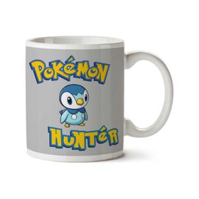 Art Hediye okemon Hunter Piplup İki Tarafı Baskılı Kupa Bardak
