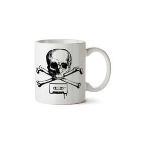 Art Hediye Old Fashion Pirate Black İki Tarafı Baskılı Kupa Bardak