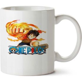 Art Hediye One Piece Yumruk İki Tarafı Baskılı Kupa Bardak