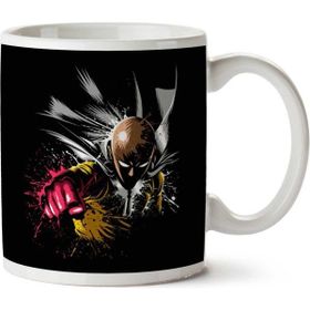 Art Hediye One Punch Man Splatter İki Tarafı Baskılı Kupa