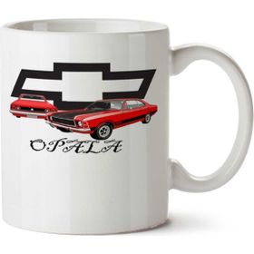 Art Hediye Opel Araba İki Tarafı Baskılı Kupa Bardak