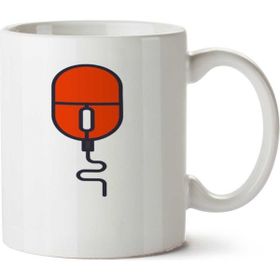 Art Hediye Orange Mouse İki Tarafı Baskılı Kupa Bardak