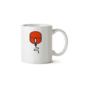Art Hediye Orange Mouse İki Tarafı Baskılı Kupa Bardak