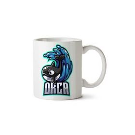 Art Hediye Orca Balık İki Tarafı Baskılı Kupa Bardak
