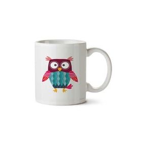 Art Hediye Owl Baykuş Owl Baykuş İki Tarafı Baskılı Kupa Bardak