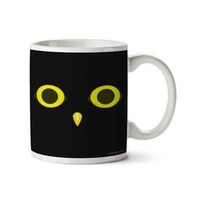 Art Hediye Owl Birb İki Tarafı Baskılı Kupa Bardak