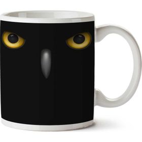 Art Hediye Owl Eyes İki Tarafı Baskılı Kupa Bardak