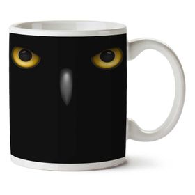 Art Hediye Owl Eyes İki Tarafı Baskılı Kupa Bardak