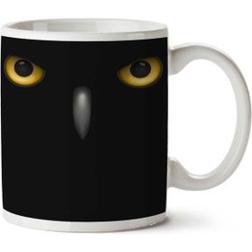 Art Hediye Owl Eyes İki Tarafı Baskılı Kupa Bardak