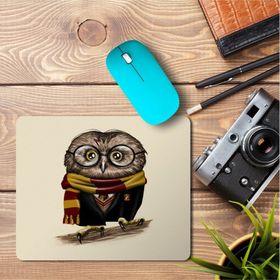Art Hediye Owly Potter Baskılı 23x19 cm Mouse Pad