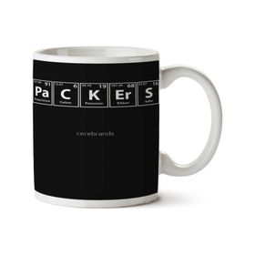 Art Hediye Packers Paketçi Periyodik Cetvel İki Tarafı Baskılı Kupa Bardak