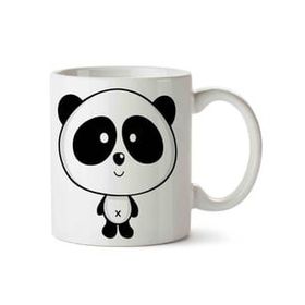 Art Hediye Panda 6 iki Tarafı Baskılı Kupa Bardak